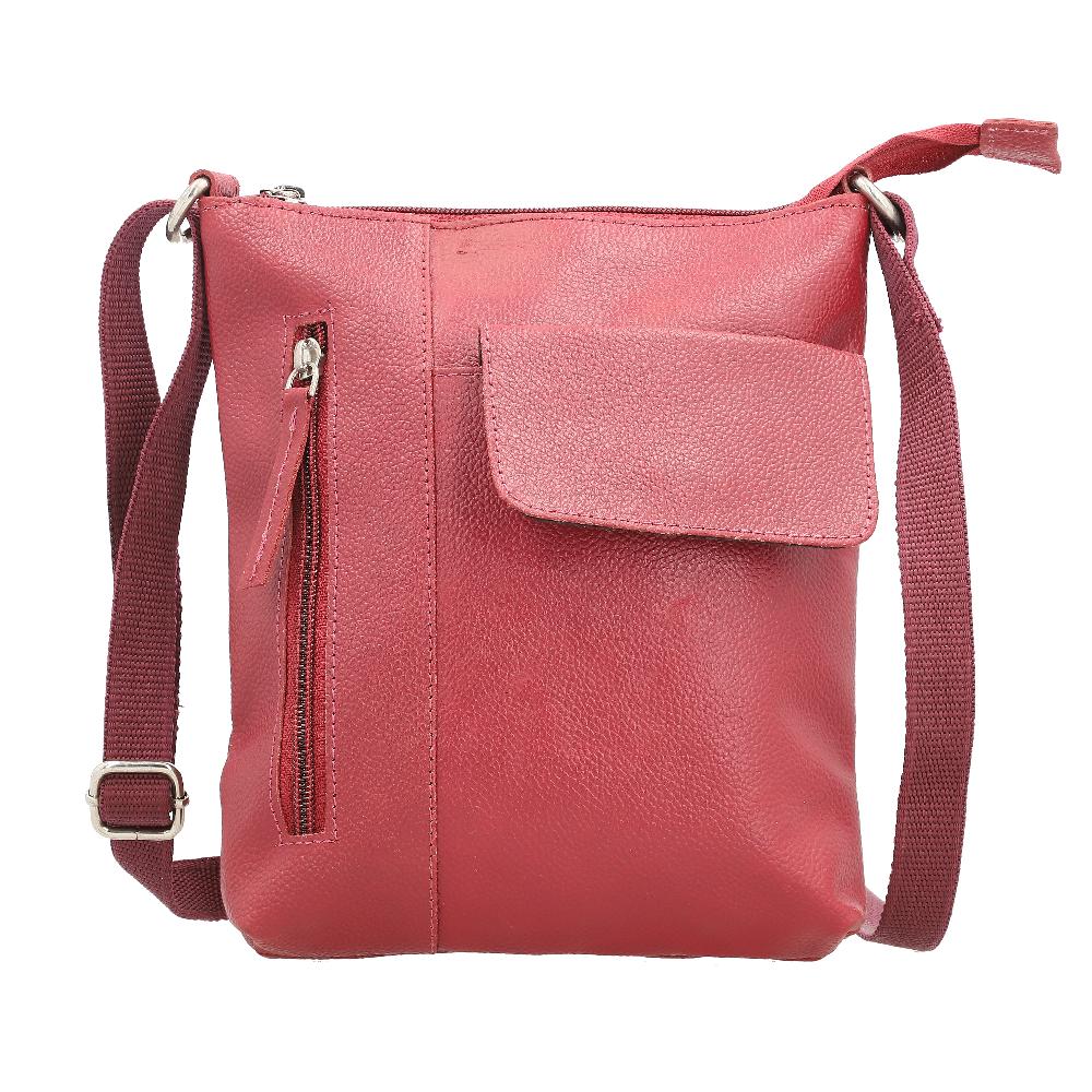 shop lc Magenta Genuine Leather Crossbody Bag