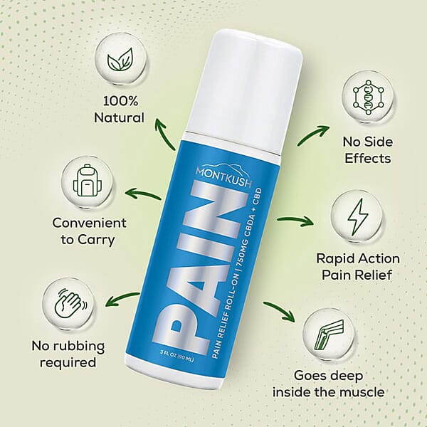 Shop Lc MontKush Pain & Recovery Relief Roll-On (3 Oz)
