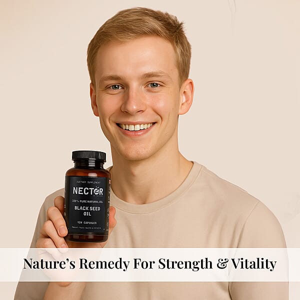 Shop Lc Nector Black Seed Oil Capsules (120 /Bottle)