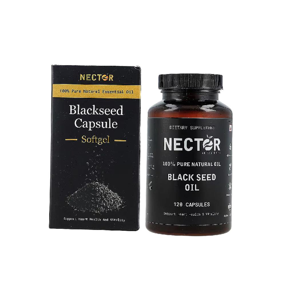 shop lc Nector Black Seed Oil Capsules (120 /Bottle)