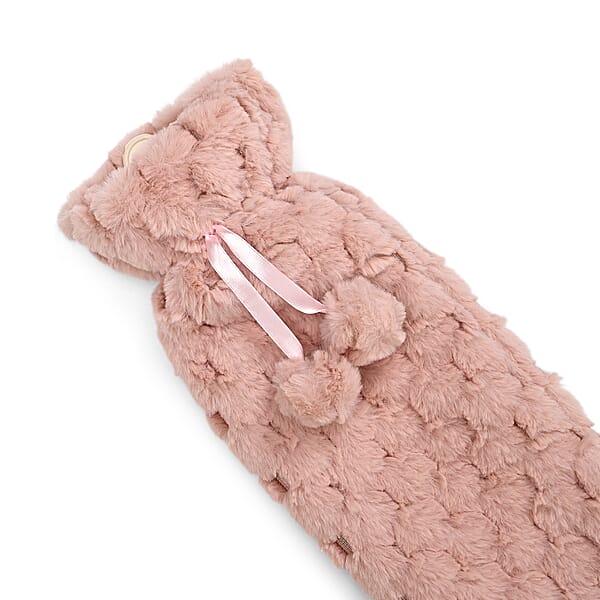 Shop Lc Pink Rubber And Plush Sleeve Hot Water Bag