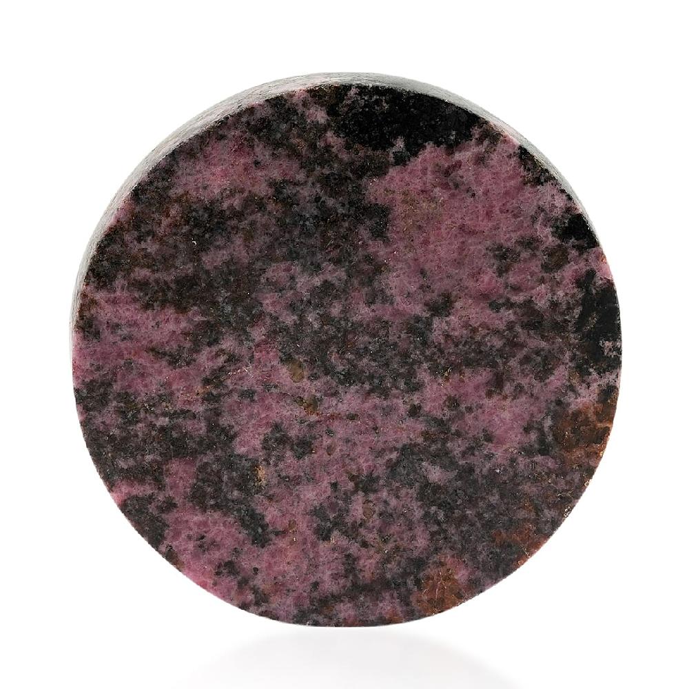 shop lc Rhodonite Round Plate -Small 713ctw