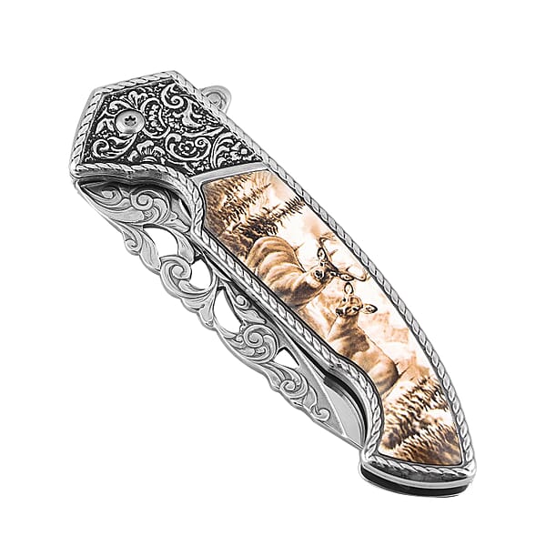 Shop Lc RITE EDGE Deer Folding Knife With Gift Box