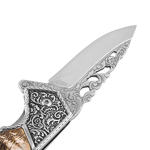 Shop Lc RITE EDGE Deer Folding Knife With Gift Box