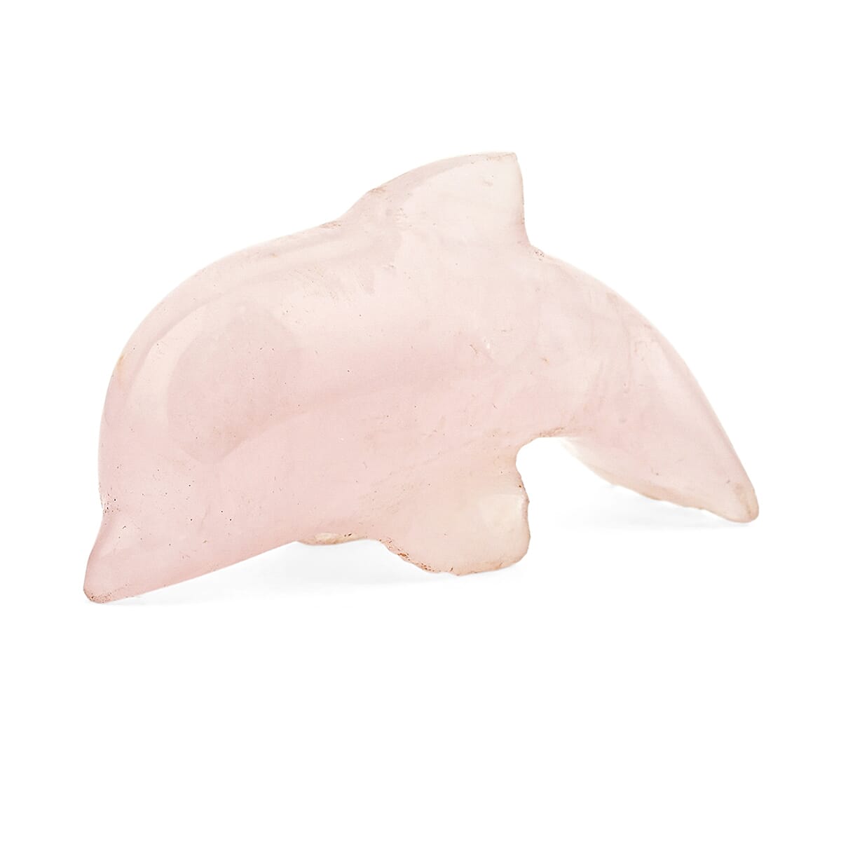 shop lc Rose Quartz Dolphine Shape -Small 409ctw