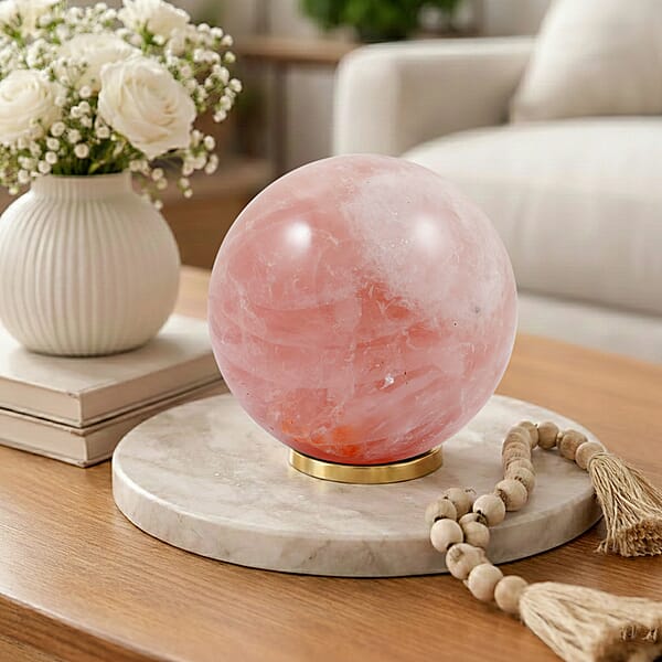 Shop Lc Rose Quartz Sphere (Ball) -Large 3001ctw