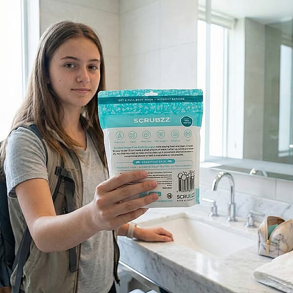 Shop Lc Scrubzz Bath Sponges Regular