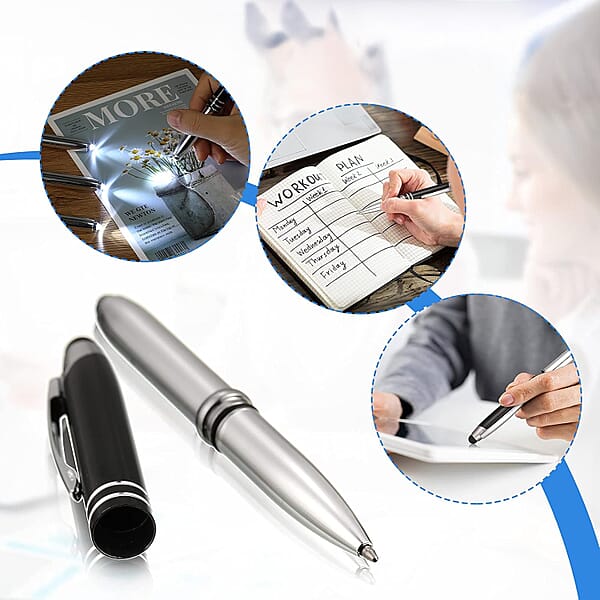 Shop Lc Set Of 5pcs Crystal Lamp Pen - Multi Color