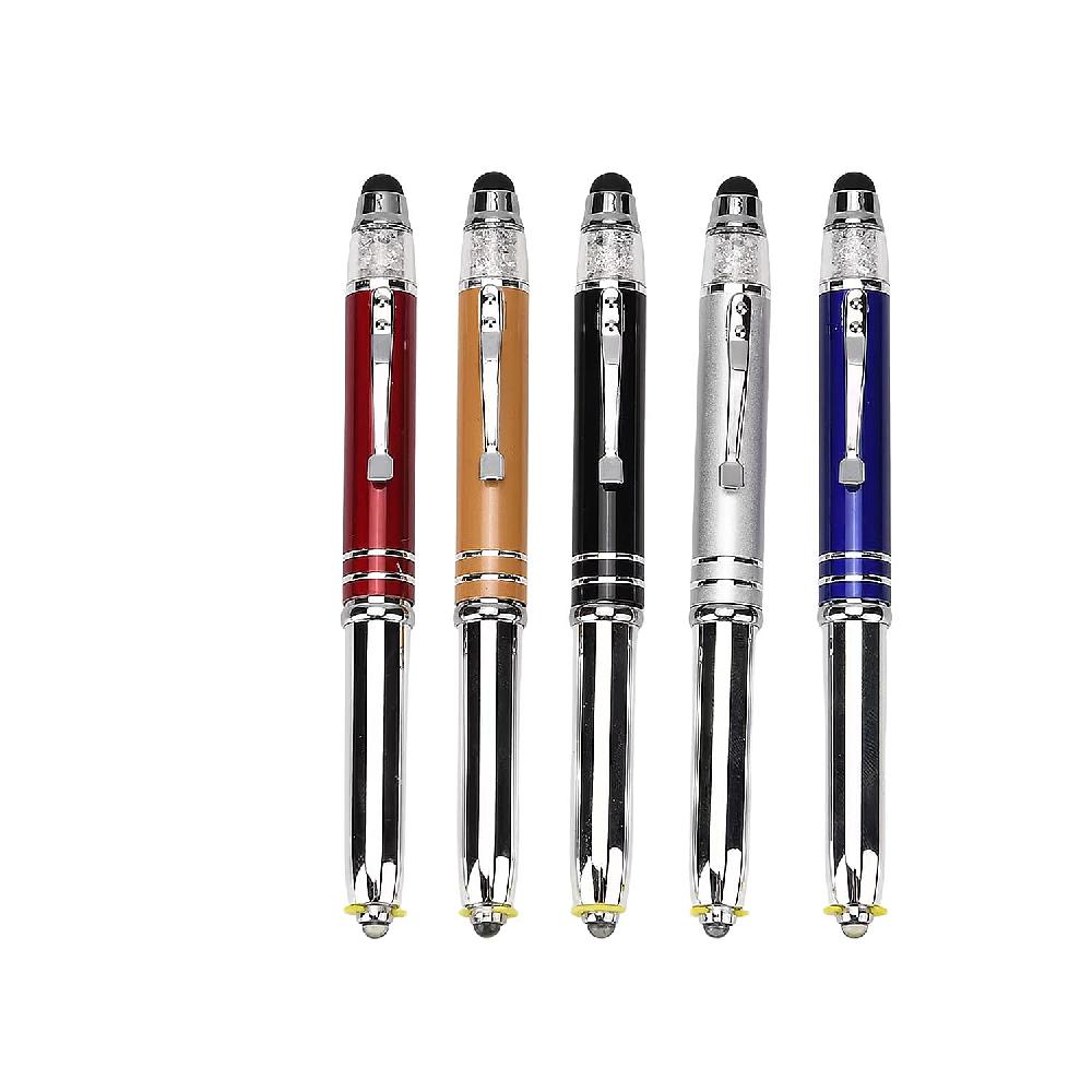 shop lc Set of 5pcs Crystal Lamp Pen - Multi Color