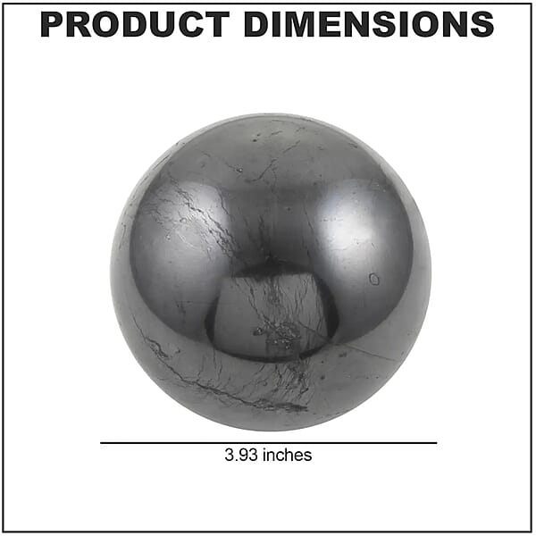 Shop Lc Shungite Sphere 10cm Approx. 10886.00 Ctw