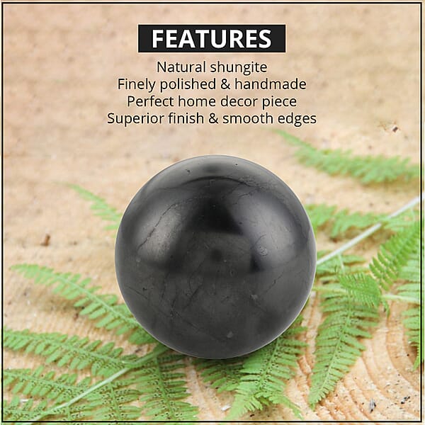 Shop Lc Shungite Sphere 5cm Approx. 965.00 Ctw