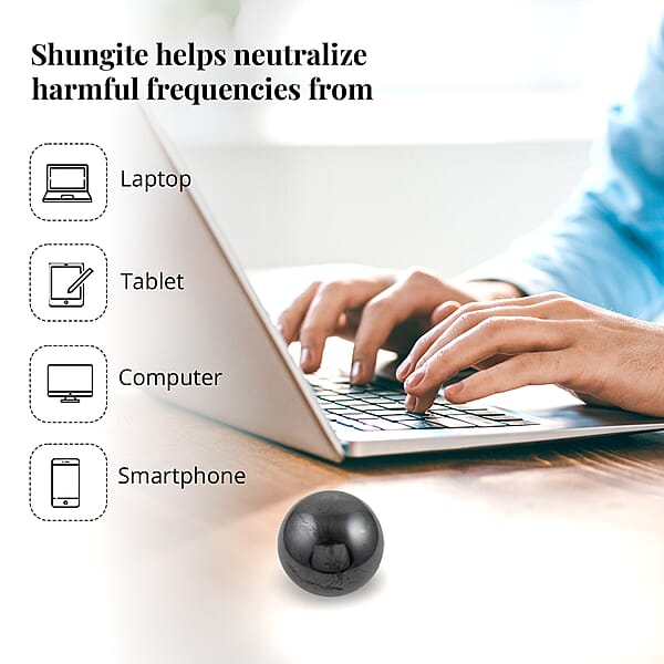 Shop Lc Shungite Sphere 8cm Approx 3408.00 Ctw