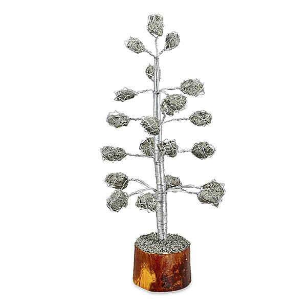Shop Lc Silver Gemstone Pyrite Tree