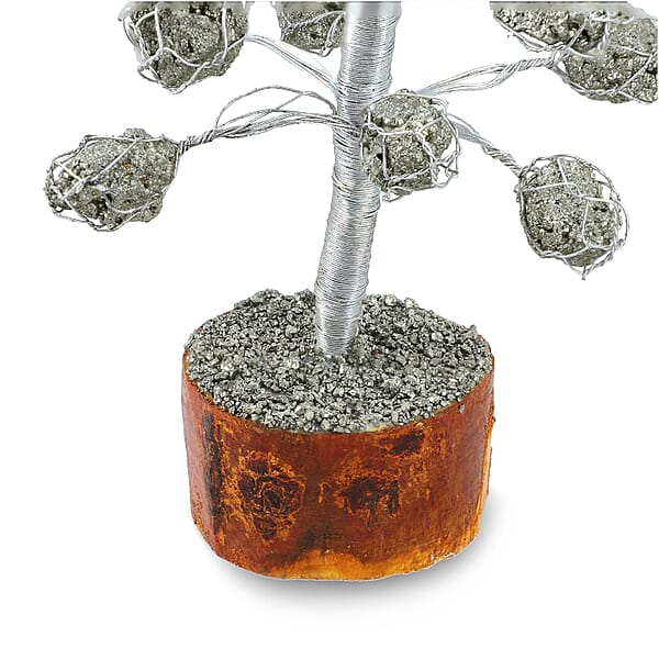 Shop Lc Silver Gemstone Pyrite Tree