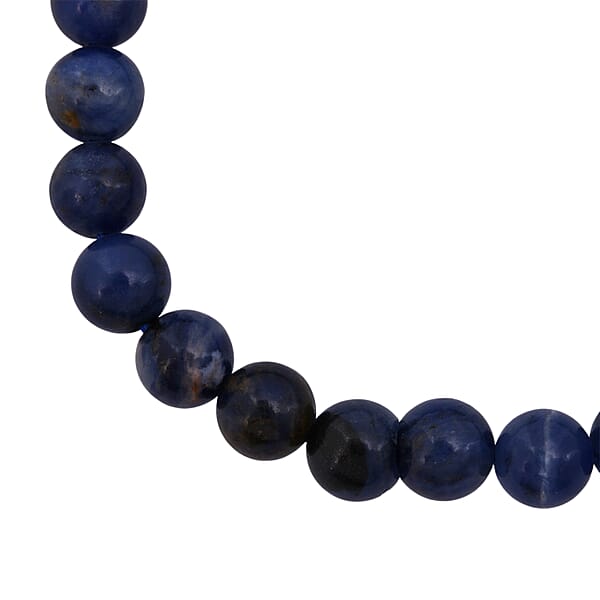 Shop Lc Sodalite Beaded Stretch Bracelet 55.00 Ctw