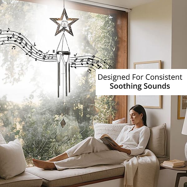 Shop Lc Star Solar Wind Chime With 1 Bright LED