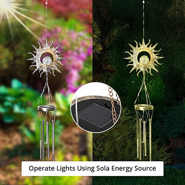 Shop Lc Sun Solar Wind Chime With 1 Bright LED