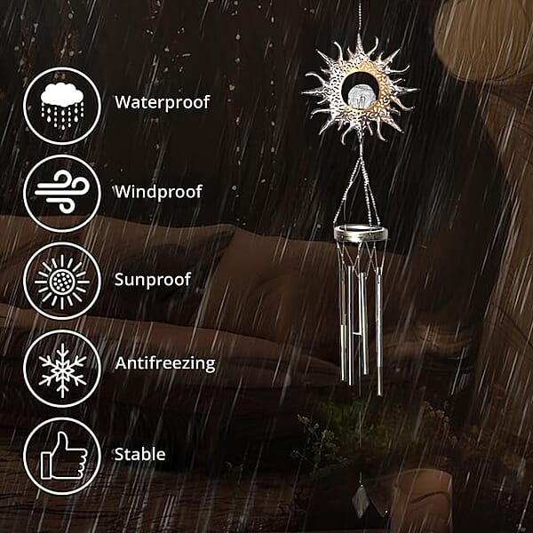 Shop Lc Sun Solar Wind Chime With 1 Bright LED