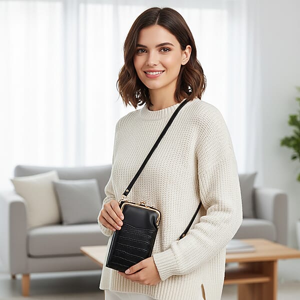 Shop Lc Tamsy Faux Leather Wallet Phone Bag