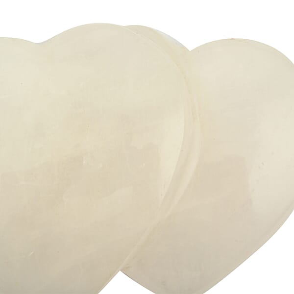 Shop Lc White Quartz Double Heart -Medium 1394 Ctw