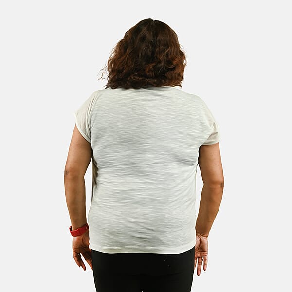 Shop Lc White Zebra Oversized Shirt-S