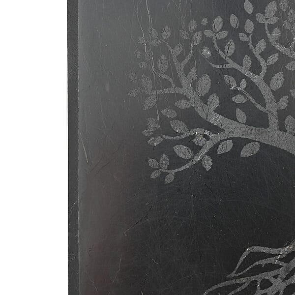 Shop Lc Shungite 1484.00ctw Square Tile Tree Of Life Engraved Shungite Stone Shungite Plate For Phone Shungite Phone Plate