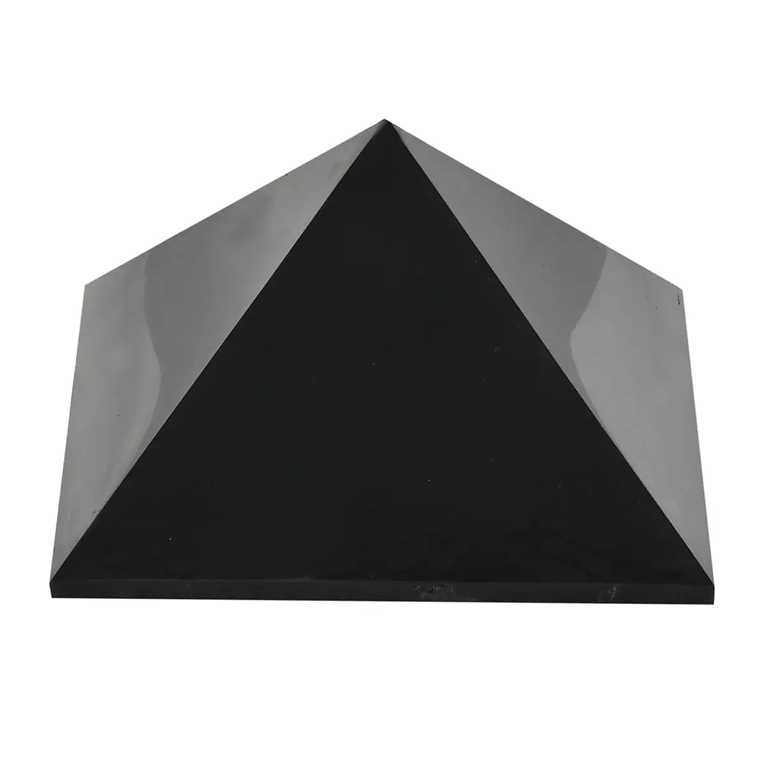 shop lc Shungite Pyramid Decorative Figurine 10 cm Approx 597.00 ctw Home Decor Figurine Table Décor Living Room Decor Gift Item