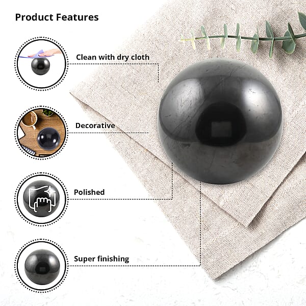Shop Lc Shungite Sphere Home Décor Figurine 200 MM Approx. 53070.00 Ctw