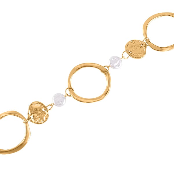 Shop Lc Simulated Pearl Necklace In Goldtone 28-30 Inches