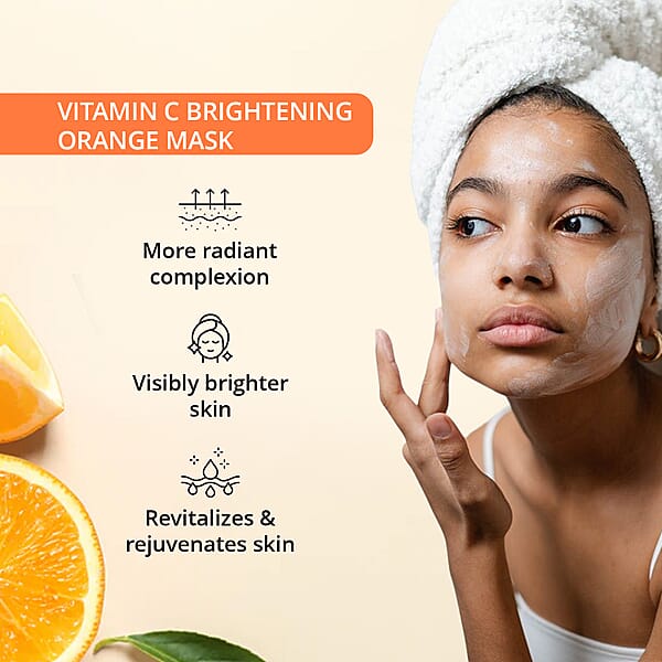 Shop Lc SkinChemists Vitamin C Brightening Orange Mask (1.69oz)