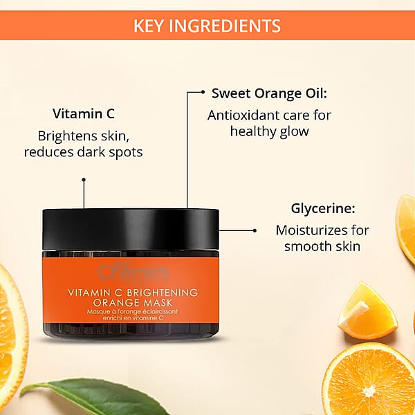 Shop Lc SkinChemists Vitamin C Brightening Orange Mask (1.69oz)