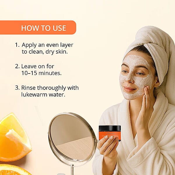 Shop Lc SkinChemists Vitamin C Brightening Orange Mask (1.69oz)