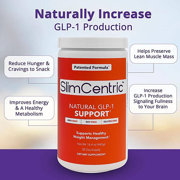 Shop Lc SlimCentric Natural GLP-1 Support Healthy Weight Management Dietary Supplement (16.4oz 30 Day Supply)