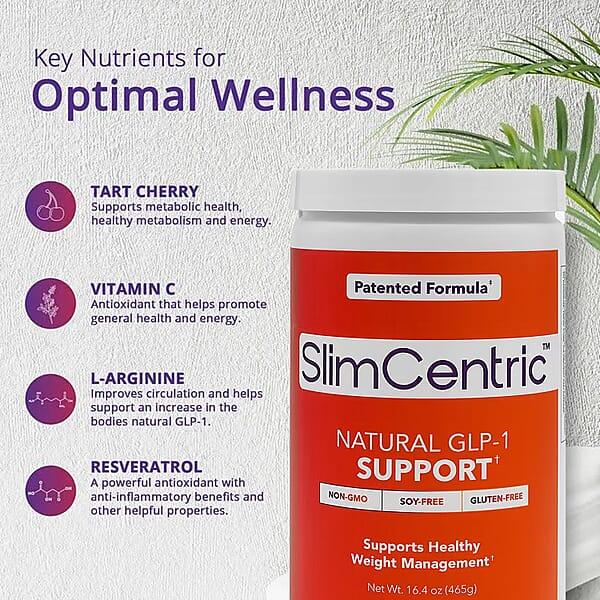 Shop Lc SlimCentric Natural GLP-1 Support Healthy Weight Management Dietary Supplement (16.4oz 30 Day Supply)