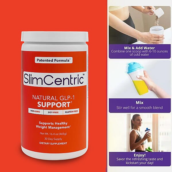 Shop Lc SlimCentric Natural GLP-1 Support Healthy Weight Management Dietary Supplement (16.4oz 30 Day Supply)