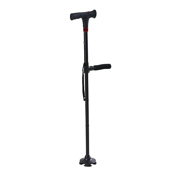 Shop Lc Soulsmart Black 2 Handles Foldable Smart Easy Up Cane With LED Light (2xAAA Batteries Not Included)
