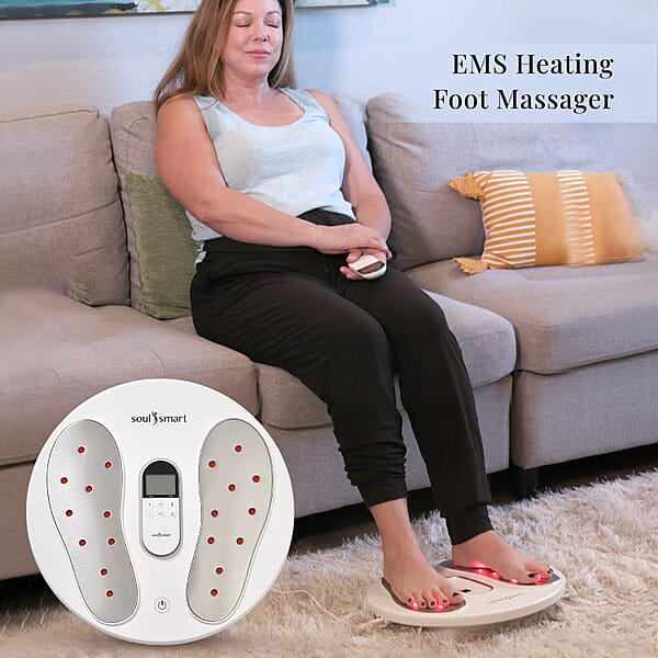 Shop Lc Soulsmart EMS Heating Foot Massager With 2 Electrode Body Pads (2xAA Batteries Not Included)