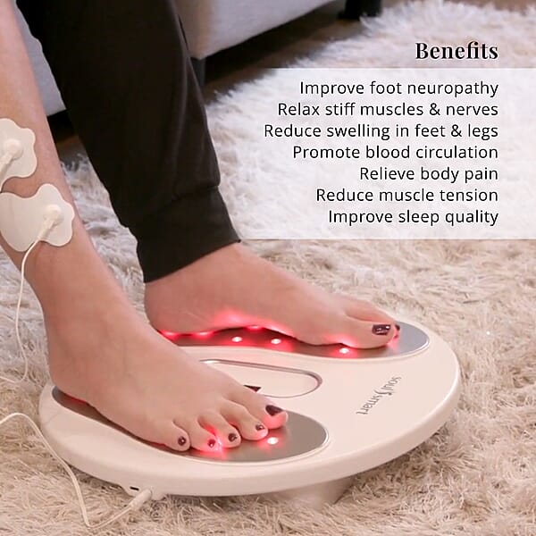 Shop Lc Soulsmart EMS Heating Foot Massager With 2 Electrode Body Pads (2xAA Batteries Not Included)