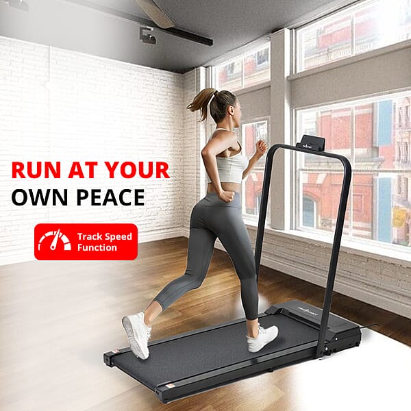 Shop Lc Soulsmart LED Non Slip Treadmill With Handle & Bluetooth Connection - Black