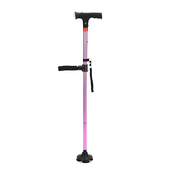 Shop Lc Soulsmart Purple 2 Handles Foldable Smart Easy Up Cane With LED Light (2xAAA Batteries Not Included)