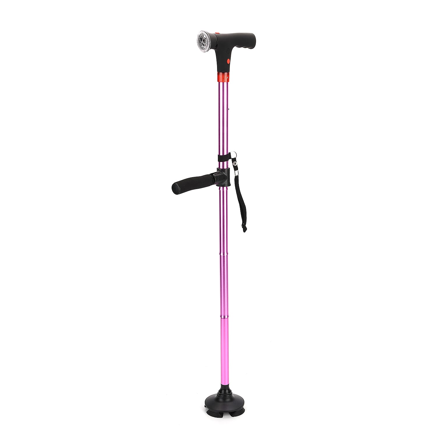 shop lc Soulsmart Purple 2 Handles Foldable Smart Easy Up Cane with LED Light (2xAAA Batteries Not Included)