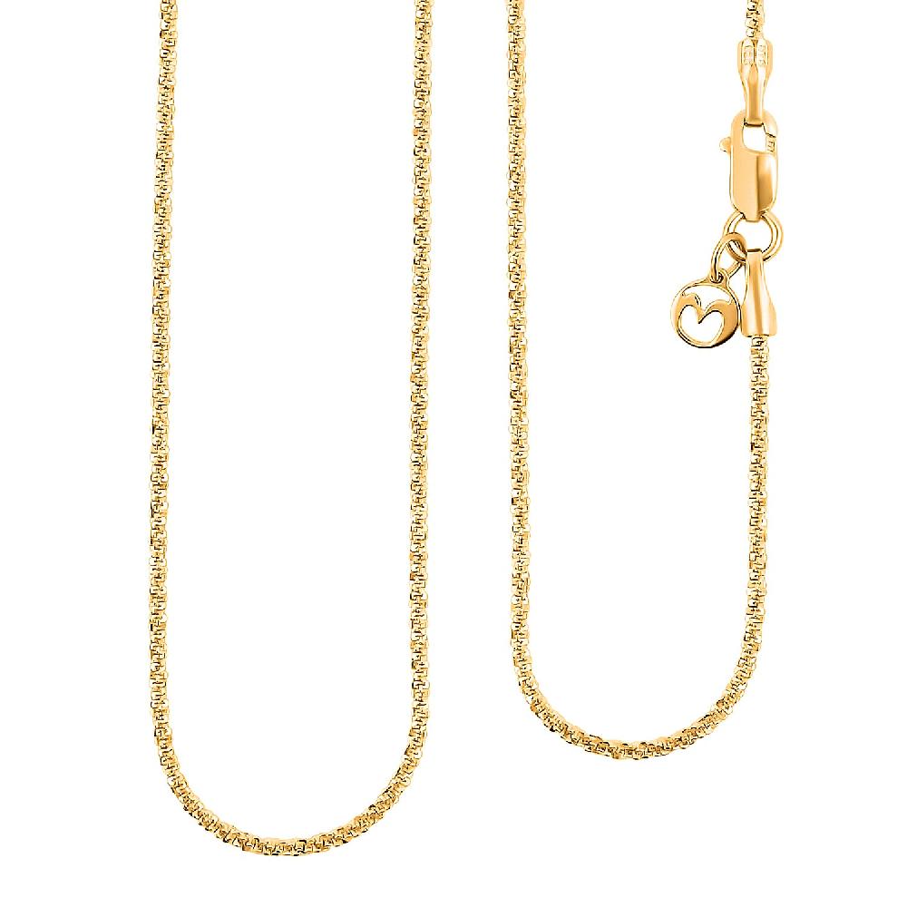 shop lc Spark Chain Necklace in 14K YG Over Sterling Silver 2.8 Grams 18 Inches
