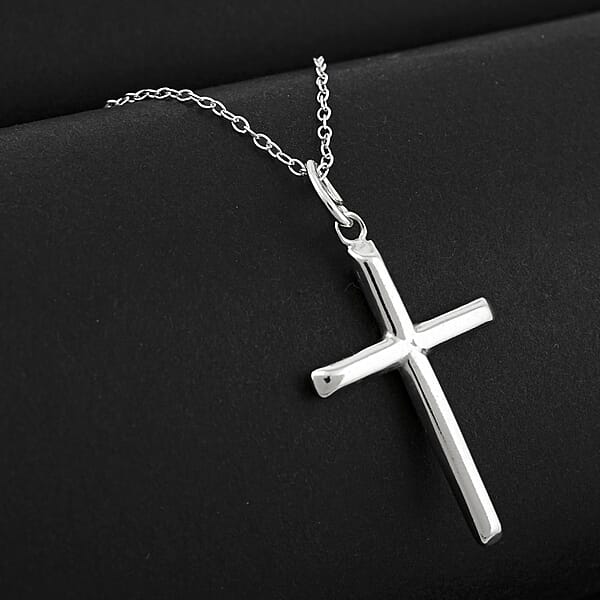 Shop Lc Sterling Silver Pendant Necklace (18 Inches) 1.80 Grams