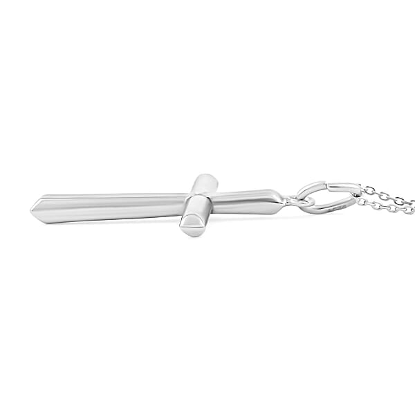 Shop Lc Sterling Silver Pendant Necklace (18 Inches) 1.80 Grams