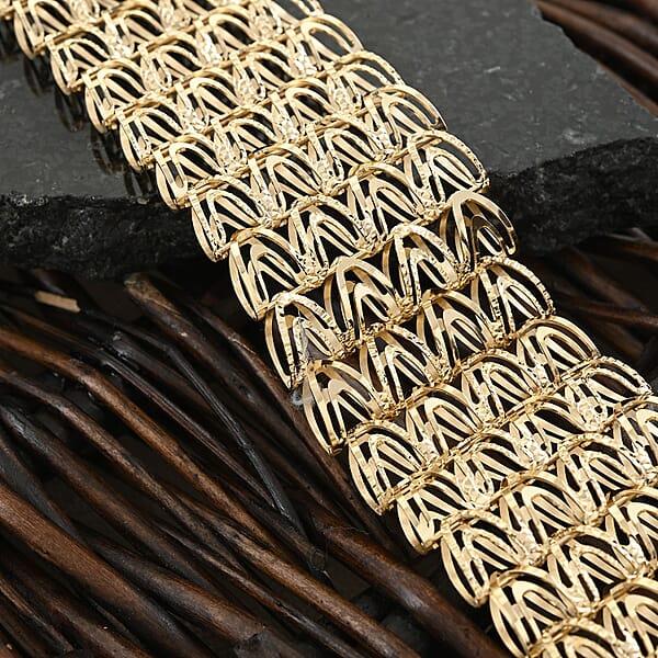 Shop Lc Stravaganza Italian 14K Yellow Gold Bracelet (7.50 In) 20.43 Grams