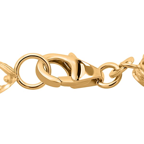 Shop Lc Stravaganza Italian 14K Yellow Gold Bracelet (7.50 In) 20.43 Grams