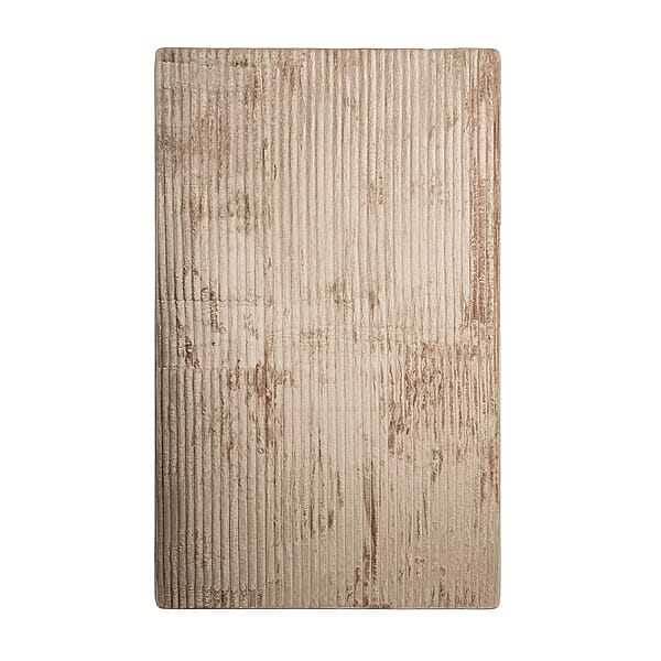 Shop Lc Supreme Living Taupe Memory Foam Rug (4x6 Ft)