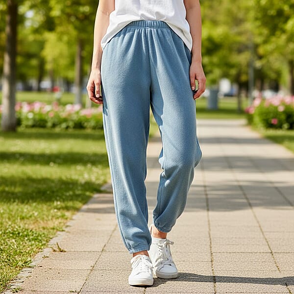 Shop Lc Tamsy Light Blue Pajama Bottom - One Size Fits Most