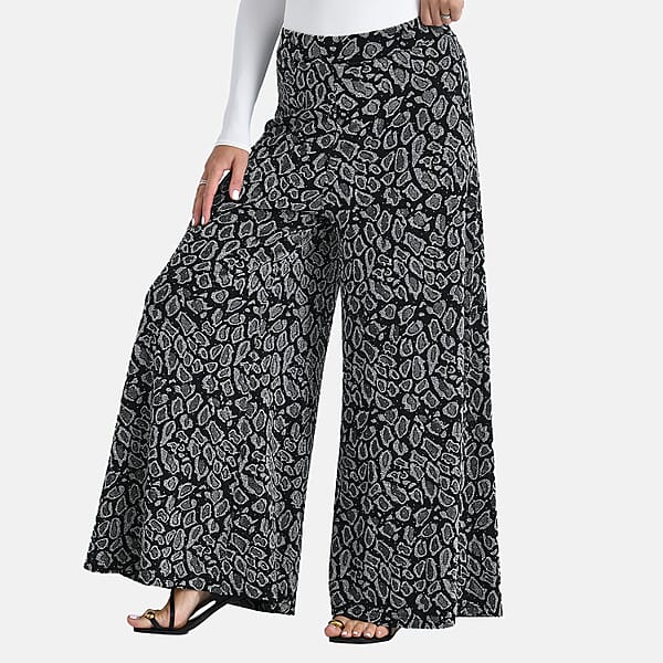 Shop Lc Tamsy Silver Printed Pajama With Crystal Waist - One Size Fits Most