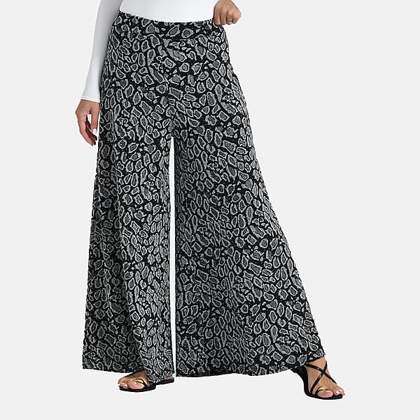 Shop Lc Tamsy Silver Printed Pajama With Crystal Waist - One Size Fits Most